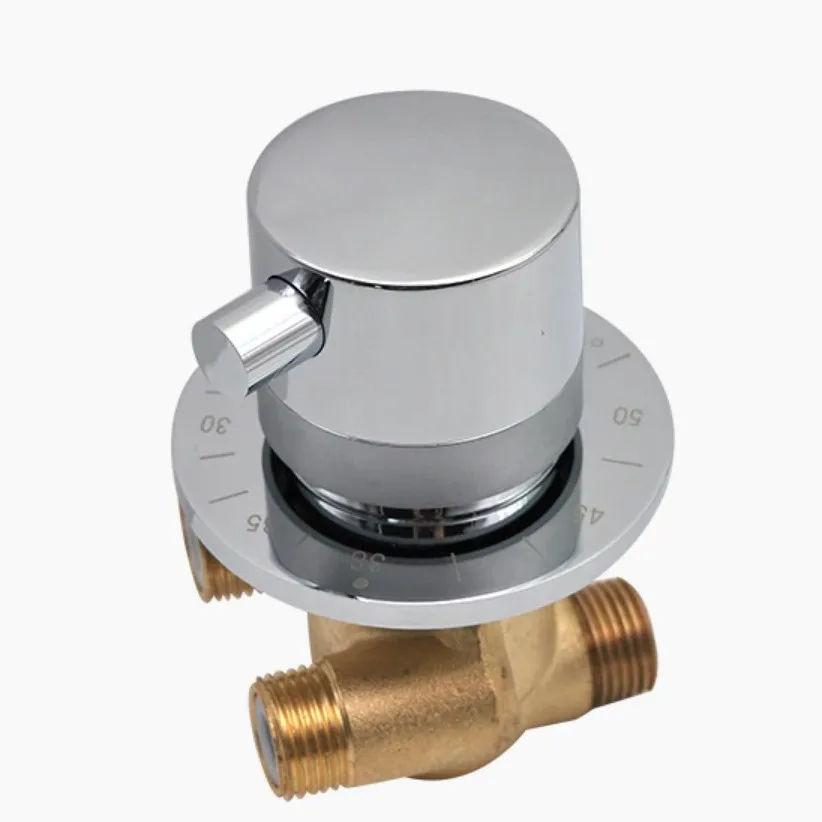 Термостатический смеситель для душевой кабины или панели. Термостат душа. -