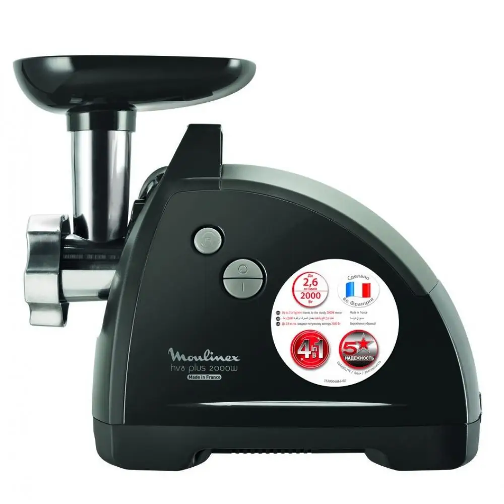 Мясорубка Moulinex HV8 plus 4в1 ME682832 2000 Вт|Мясорубки электрические| |