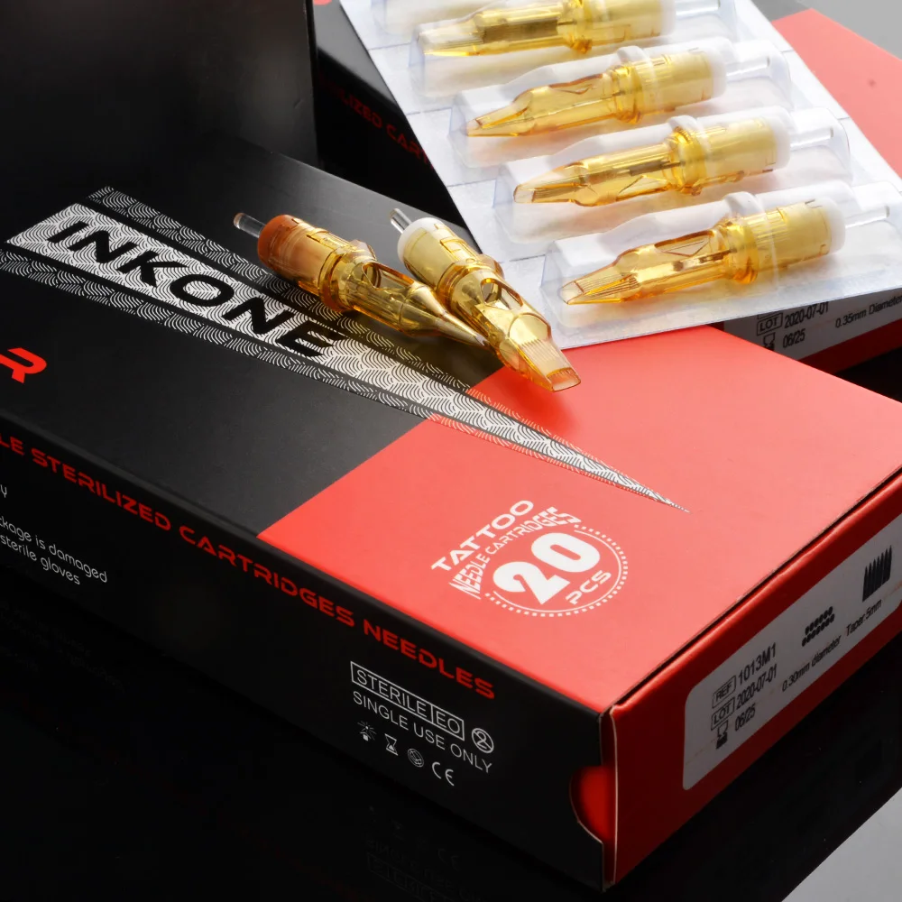 Иглы для картриджей INKONE изогнутые иглы тату высокого качества совместимы с