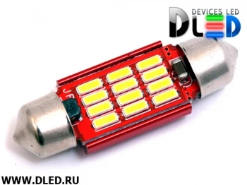 1 шт. Cветодиодная автомобильная лампа C5W FEST - 12 SMD 4014 | Автомобили и мотоциклы