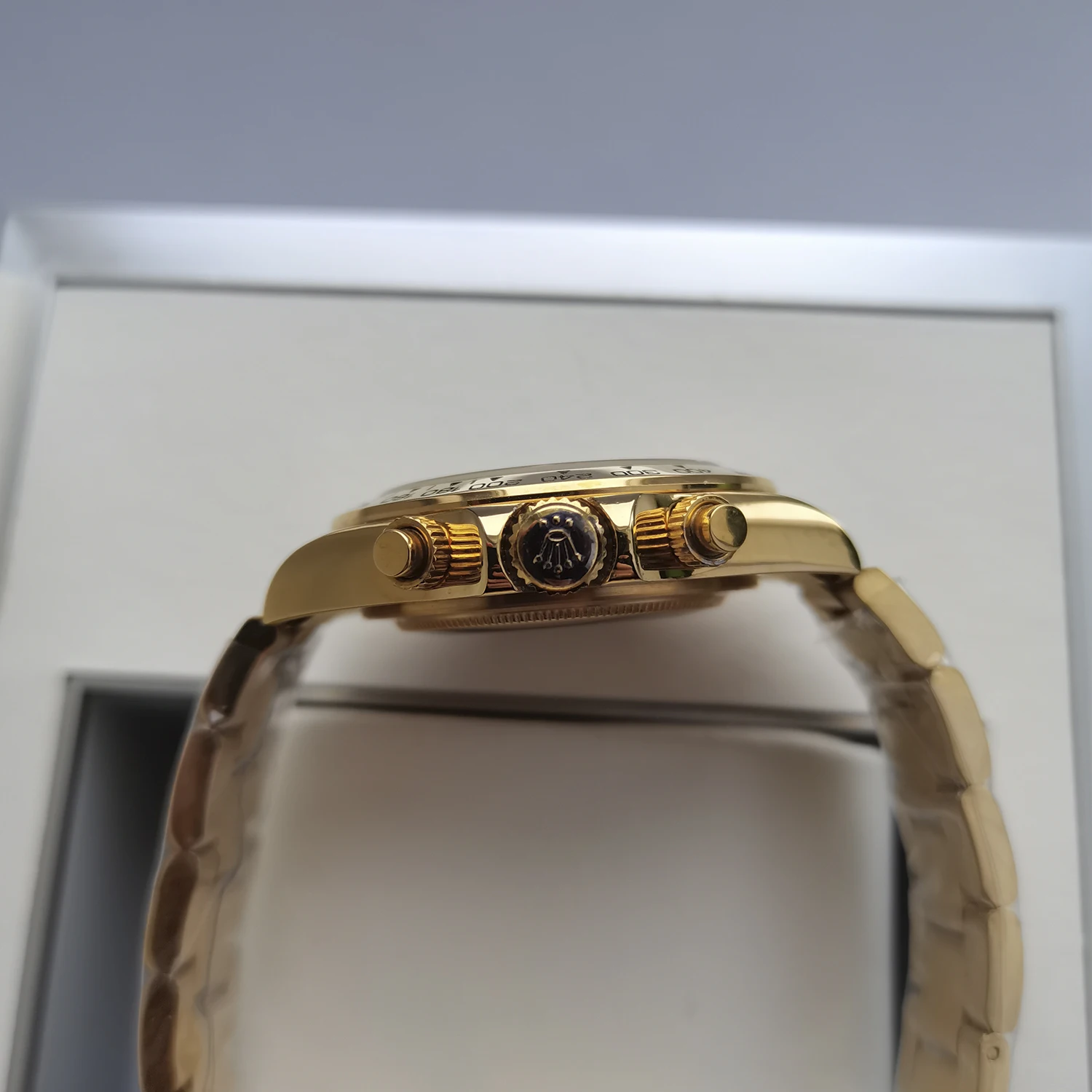 Часы Rolex Daytona Gold Золотые Роскошные Наручные |