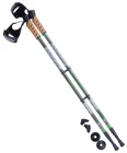 Палки для скандинавской ходьбы Berger Rainbow, 77-135 см, 2-секционные, чёрныйярко-зелёный