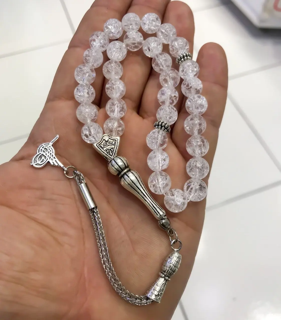 

Najaf Natural Stone Prayer Beads Rosary