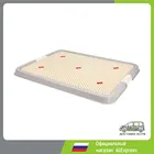 Туалет-лоток с сеткой для собак STEFAN, большой (L) 67х52х3,5 см, серый, BP1311N