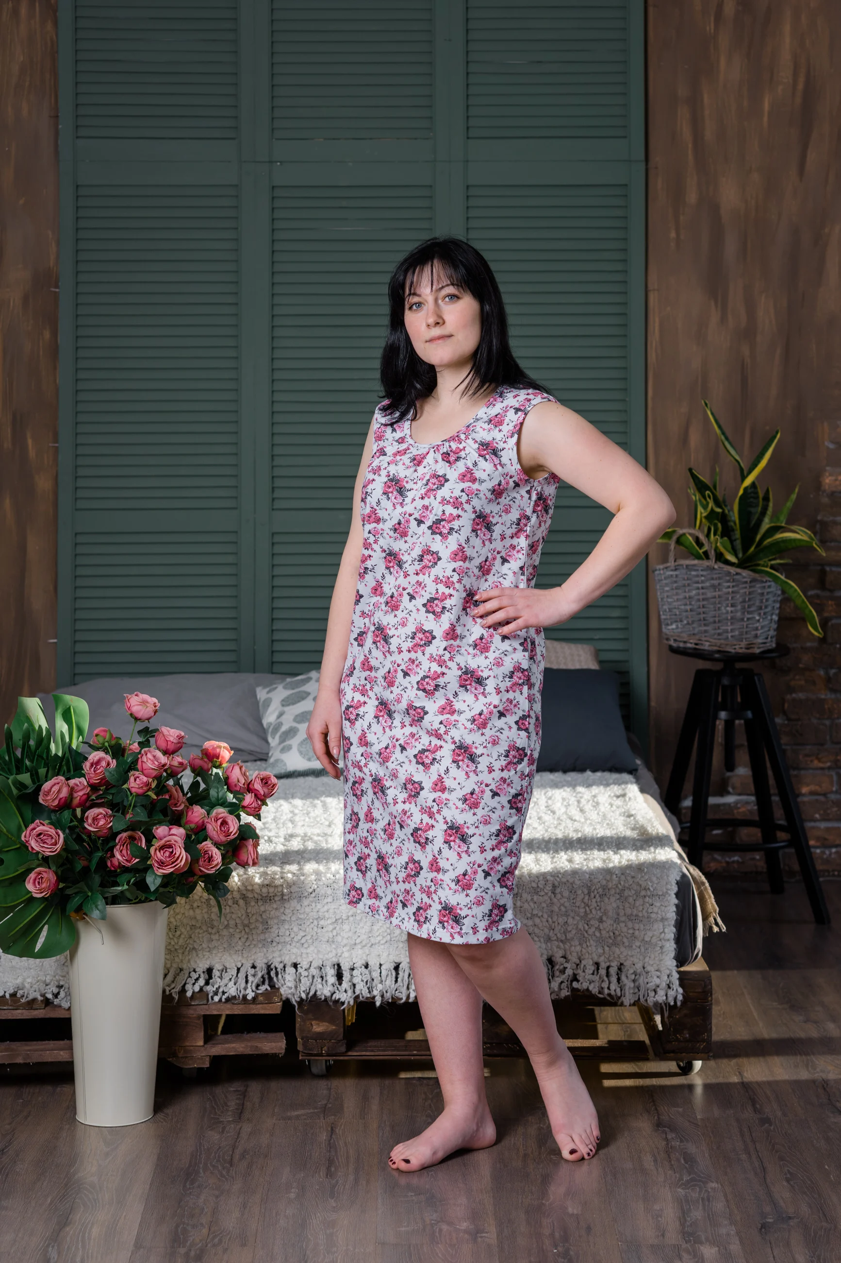 Ночная сорочка Ткань кулирка хлопок100% А2 Российский производитель