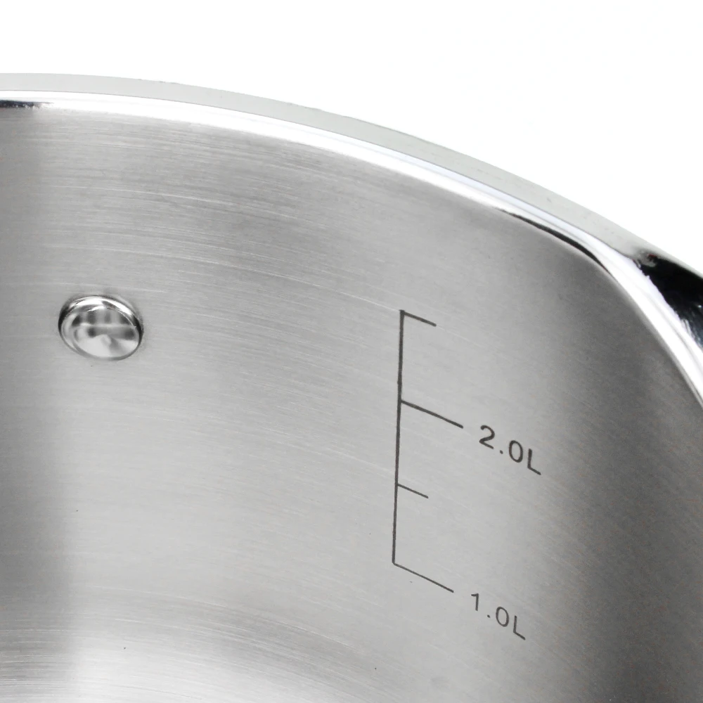 Антимагнитный кастрюля из нержавеющей стали с двойным дном многоцелевая