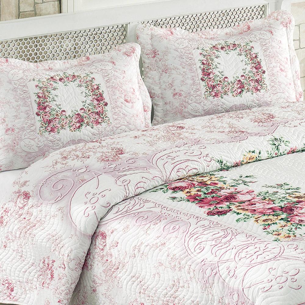 

My blanket Scarlet Double Personality Quilted Bedspread Trkiye'de Manufactured Quality Fabric Washable & Ironed ndirimde