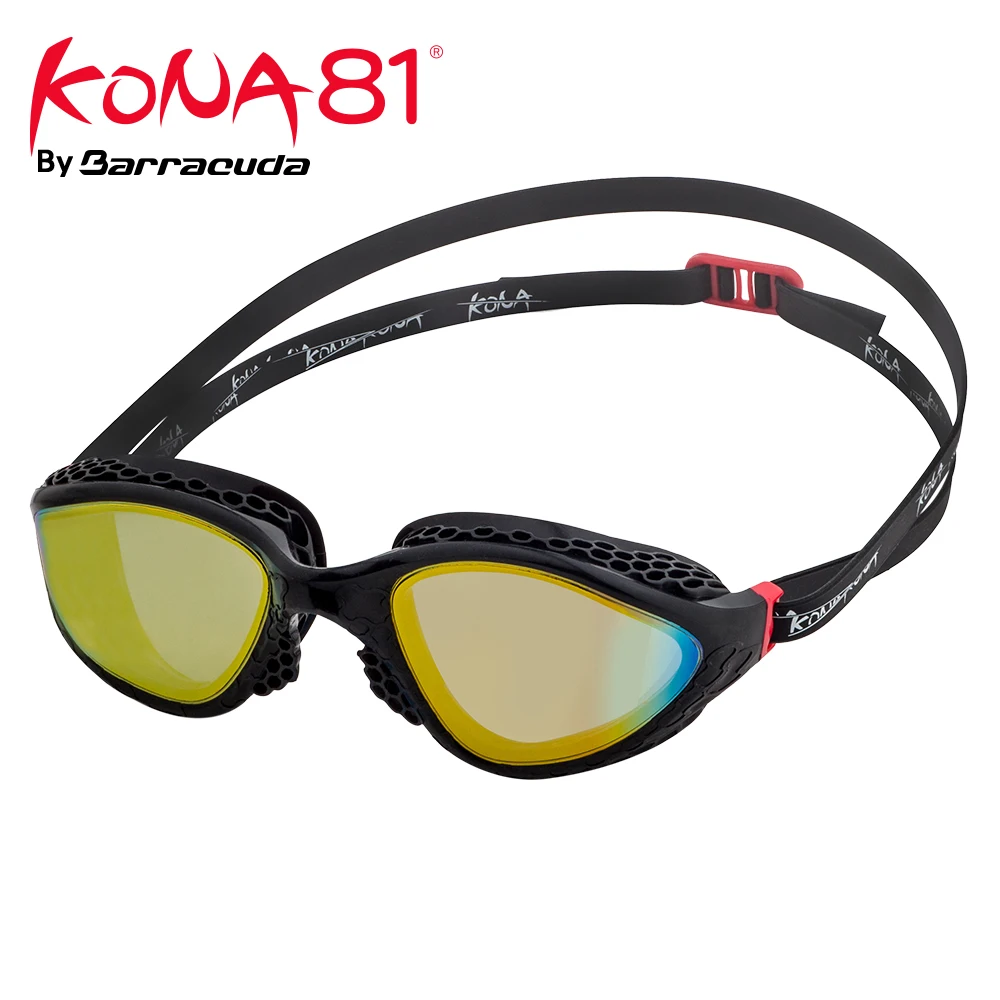 Barracuda KONA81 Swimming Goggles, Mirror Lenses, Open Water, Triathlon, UV Protection, For Adults, #94510