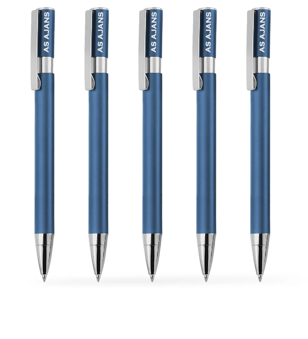 

Personalized Navy Blue Metal Ballpoint Pen (20 PCs) Model 370