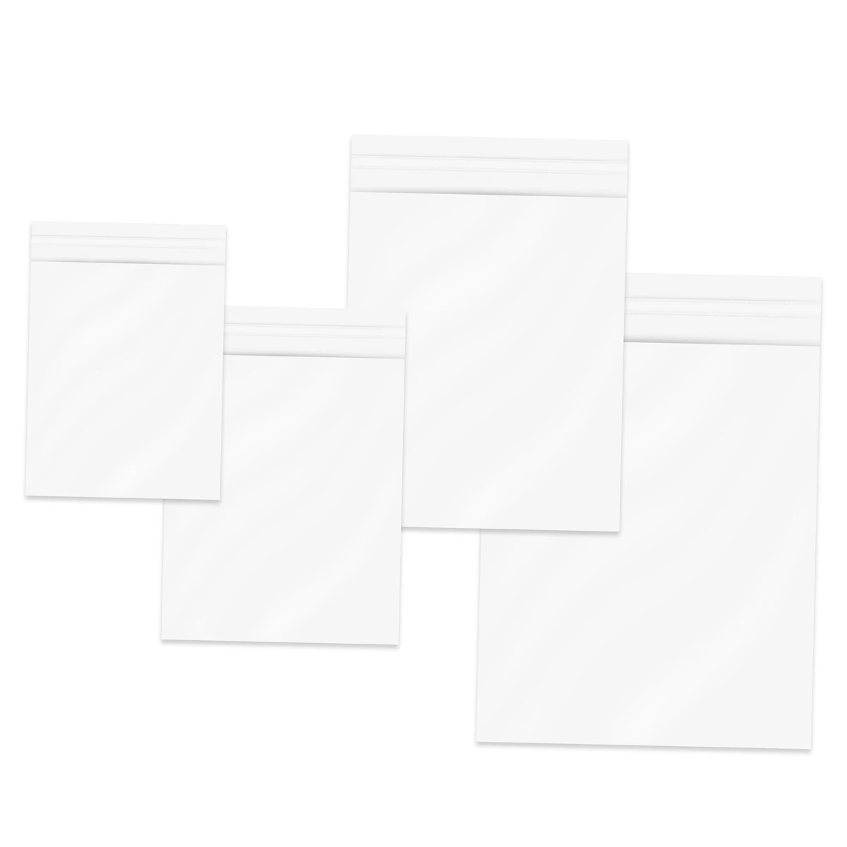 Белые пластиковые пакеты для почтовых отправлений полиэтиленовые с