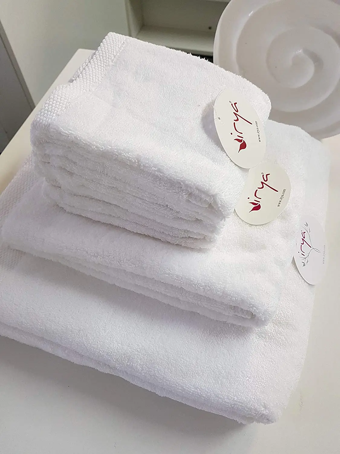 

Irya Hand Towels 100% Cotton 520gr/m2 30_x_50_cm Bianco