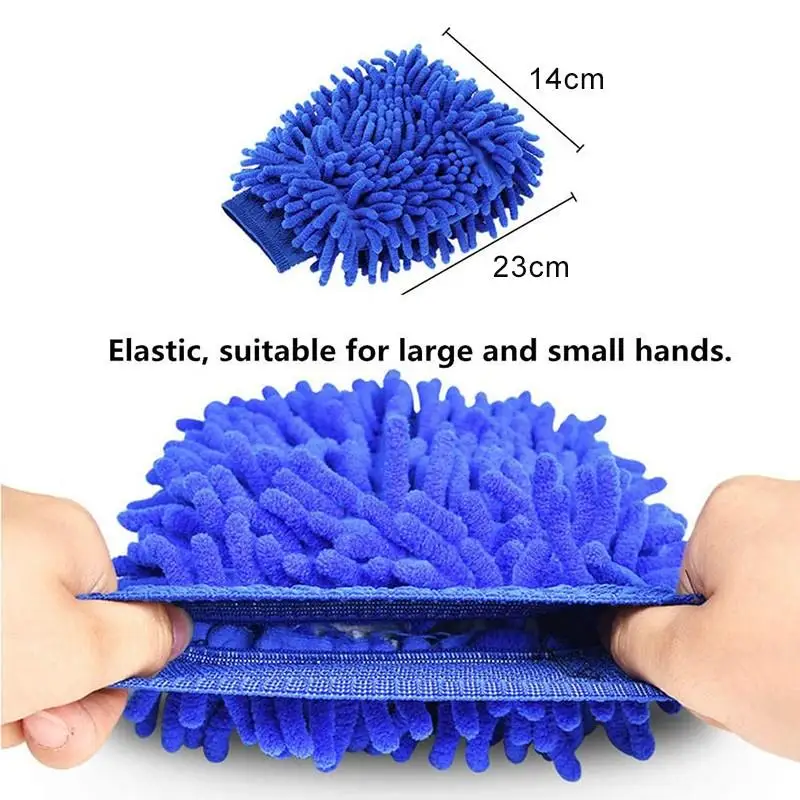 Двусторонняя микрофибровая стирающаяся салфетка ручной перчатки окна