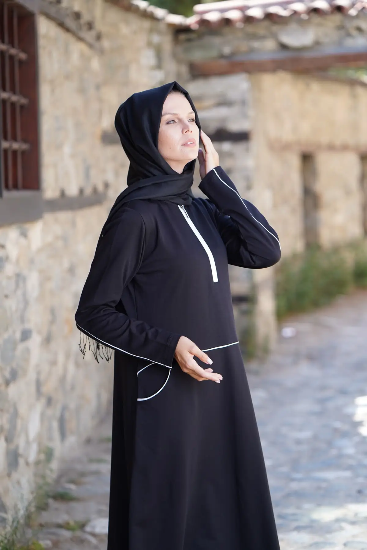 

Muslim Pakistani Muslim Women Muslim Maxi Long Dress Dubai Abaya Dress Islamic Kaftan Print Long Sleeve S-5XL Muslim Dress