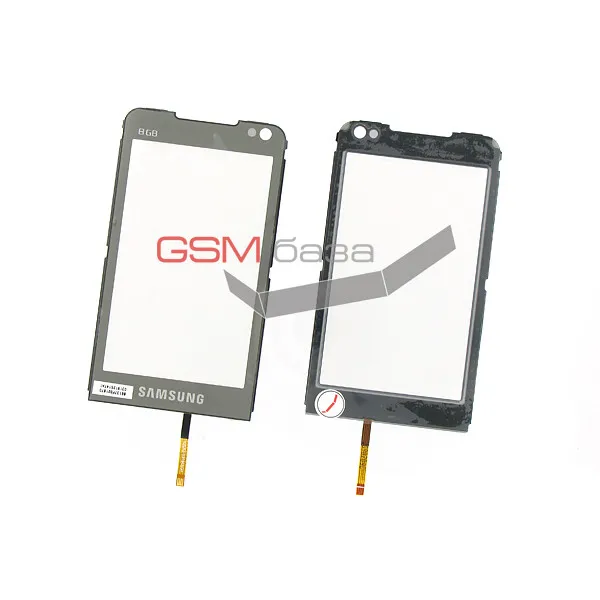 Samsung i900/ i900C Сенсорная панель (touchscreen) (цвет: Light Black/ лого: &quot8GB&quot)