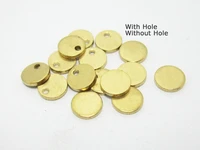 brass charms round earrings charm 6x1mm mini round charm earrings findings jewelry making supplies r148 r1621