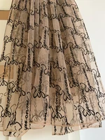 1 yard nude tan tulle lace fabric with script eyes on me embroidered tulle mesh lace fabric with velvet words stretchy