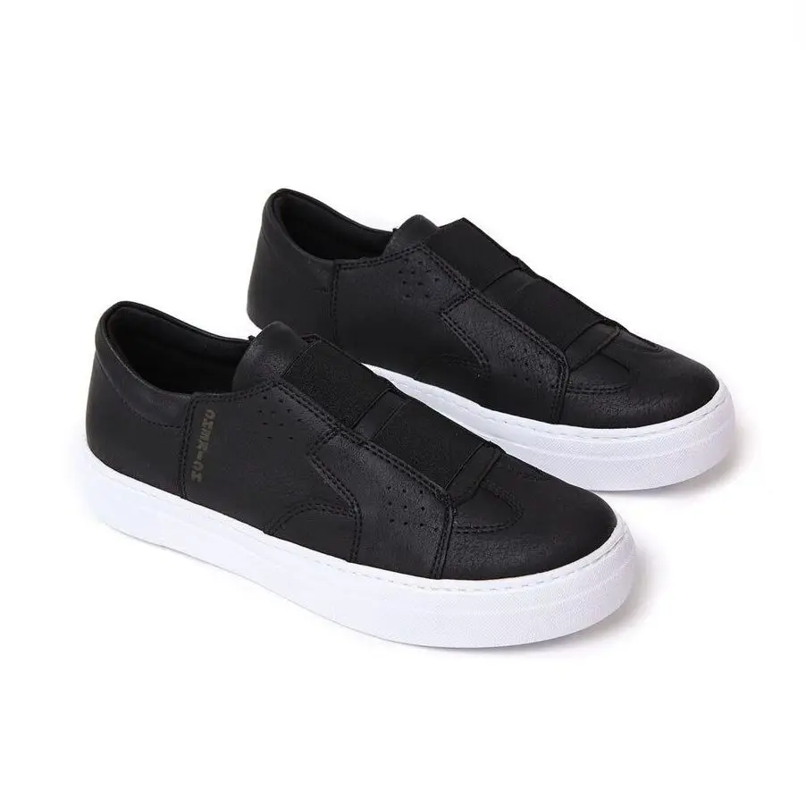 Chekich Мужская и женская обувь Черный цвет на резинке из искусственной кожи