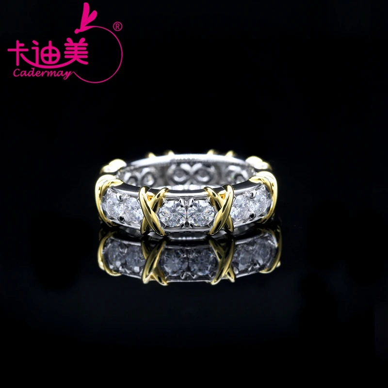 Кольцо из серебра 925 пробы с муассанитом 3 мм