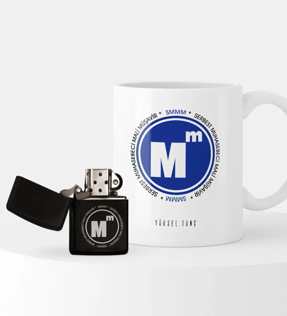 

Personalized Independent Accountant Themed Lighter and Mug Set-1