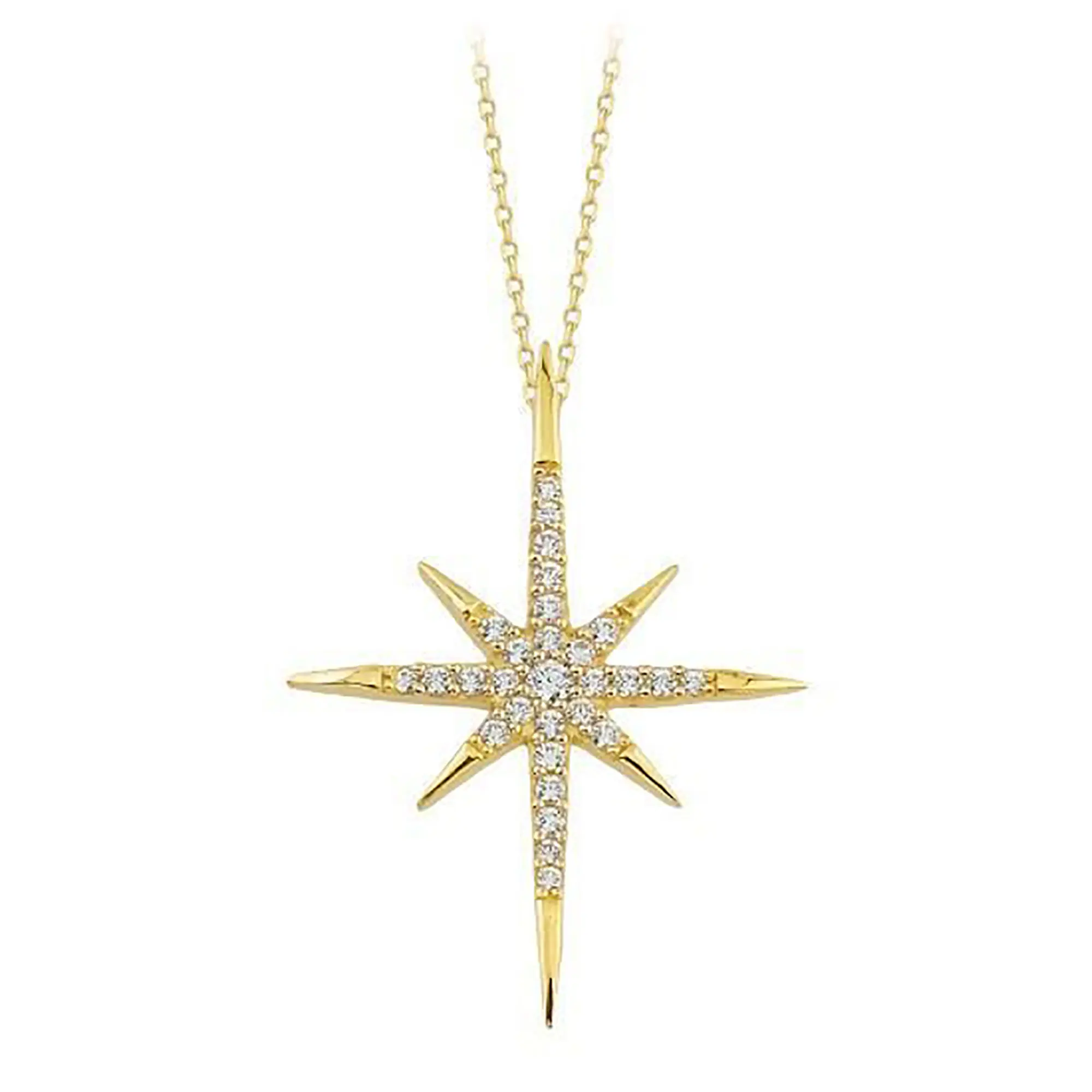 

Gold Plated - High Quality - Polar Star Necklace - Gold Necklace