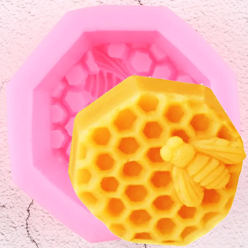 

Пчелиная сотовая восковая форма, искусственное мыло, инструмент для украшения тортов, формы для конфет из смолы
