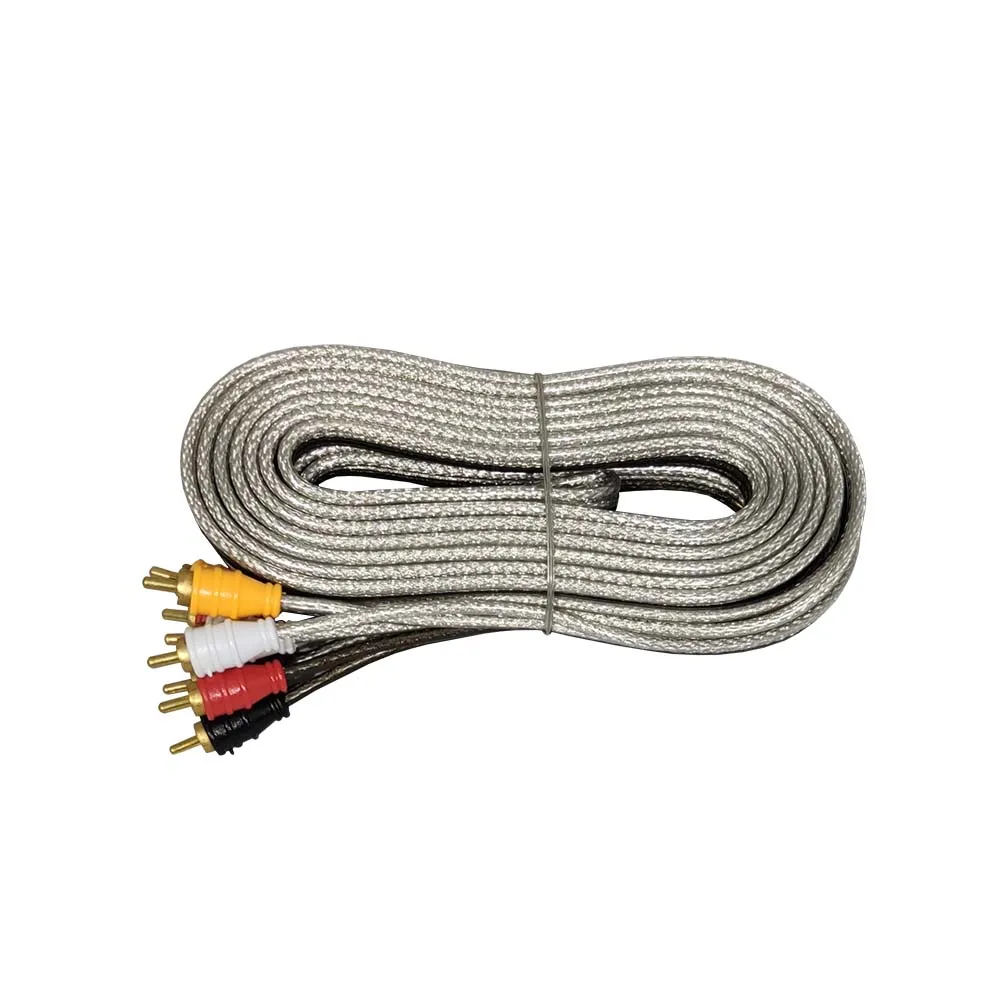 RCA кабель TAKARA TRG 5.4 4RCA - папа-папа межблочный длина 5 м | Электроника