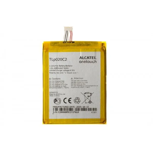 Аккумулятор для Alcatel 6032X/ 6035R/ 6037Y/ 6040D/ 6040X IDOL X 2000mAh tlp020c2|Комплектующие ремонта