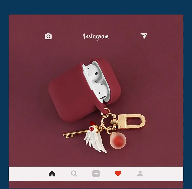Японский милый аниме мультфильм карты Captor Брелок Сакура силиконовый Bluetooth