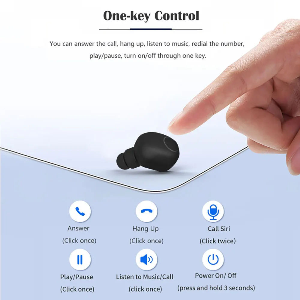KISSCASE Q1 TWS 5 0 Bluetooth Беспроводные наушники 3D стерео спортивные водонепроницаемые с