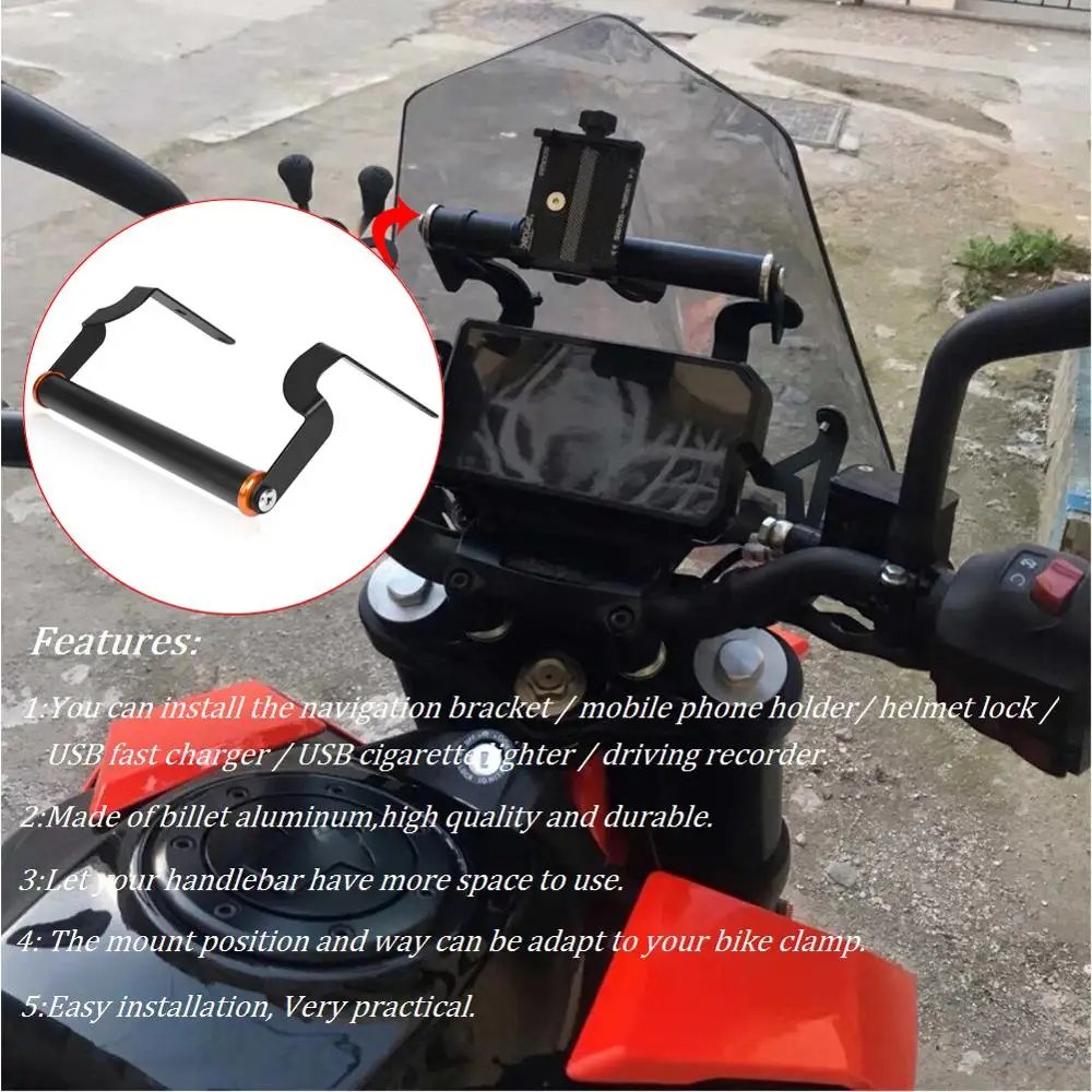 Для KTM DUKE 390 подставка держатель для мобильного телефона gps Кронштейн регулируемый навигационный держатель Duke390 аксессуары