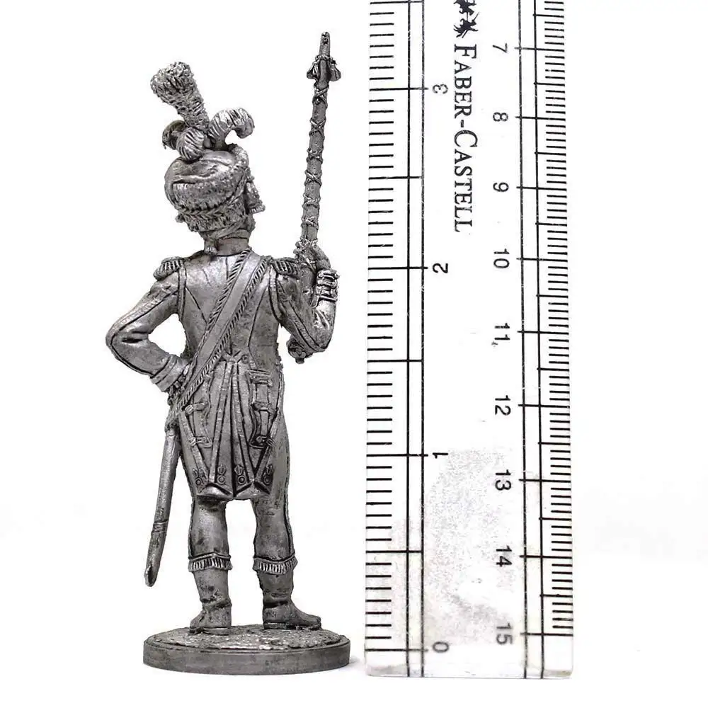 Тамбур-мажор голландских гренадер 1810-11 гг - оловянный солдатик фигурка 54 мм F02