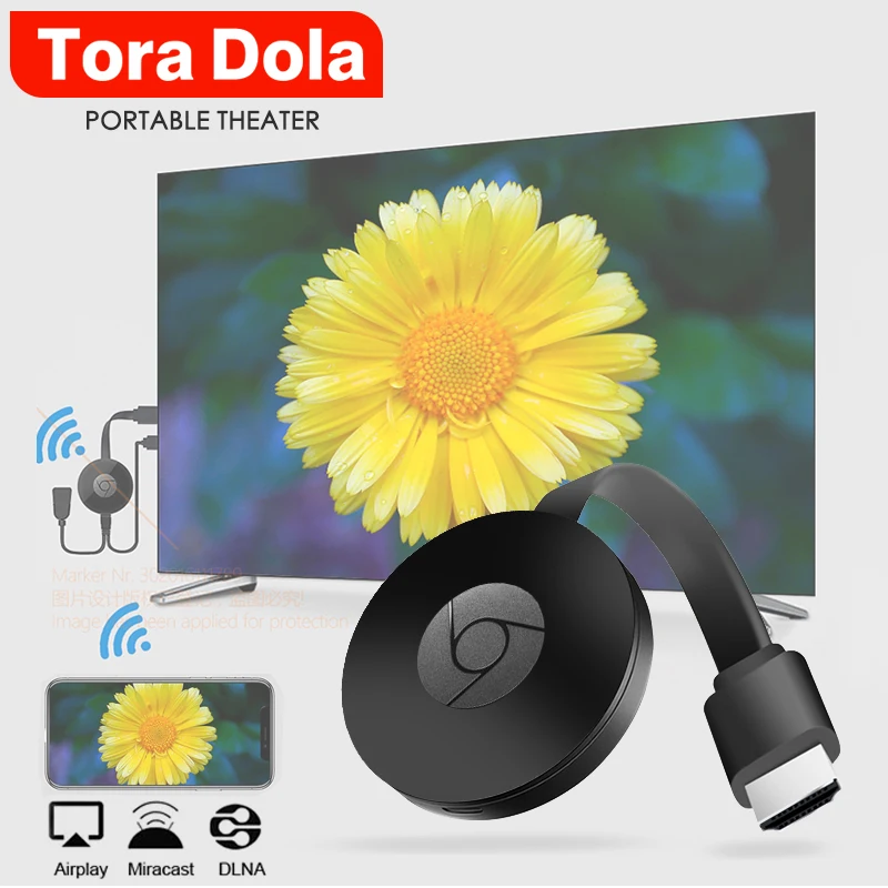 Беспроводной HD ключ TORA DOLA поддержка подключения проектора. ТВ. Монитор (HD вход)