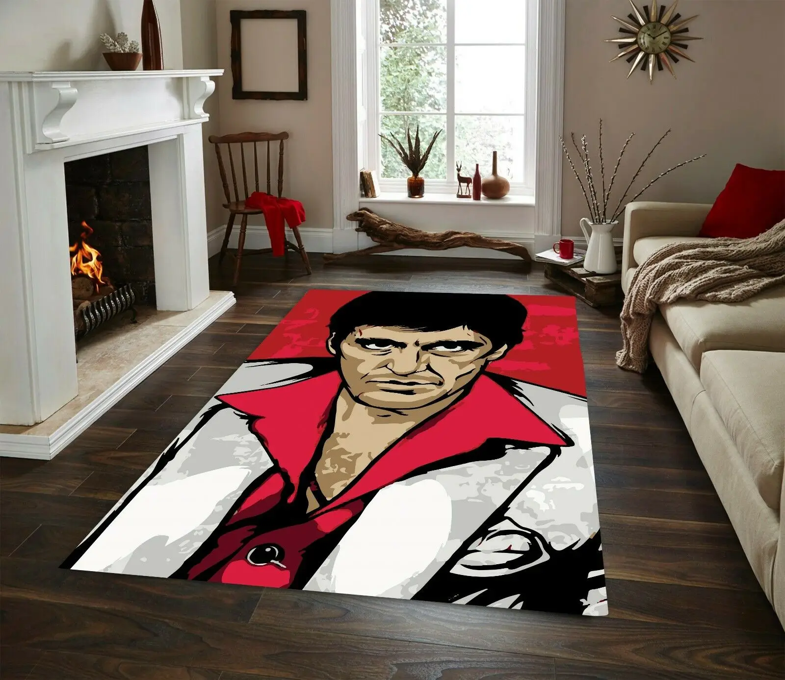 

Alpacino Patterned Carpet ,Non Slip Floor Carpet,Teen's Carpet,Turkish Rug