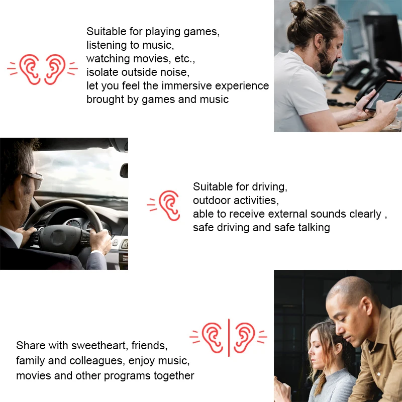 Bluetooth наушники Blutooth 5,0 наушники беспроводные наушники Tws спортивные наушники наушник-таблетка системы беспроводной голосовой связи наушники гарнитура с микрофоном
