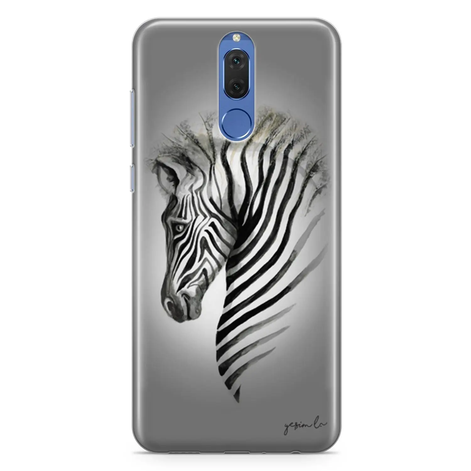 Чехол Lopard для Huawei Nova 2i защитный силиконовый чехол с рисунком зебры | Мобильные