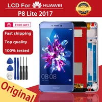 5 2 original display for huawei p8 lite 2017 lcd screen touch digitizer assembly for huawei p9 lite 2017 pra la1 display