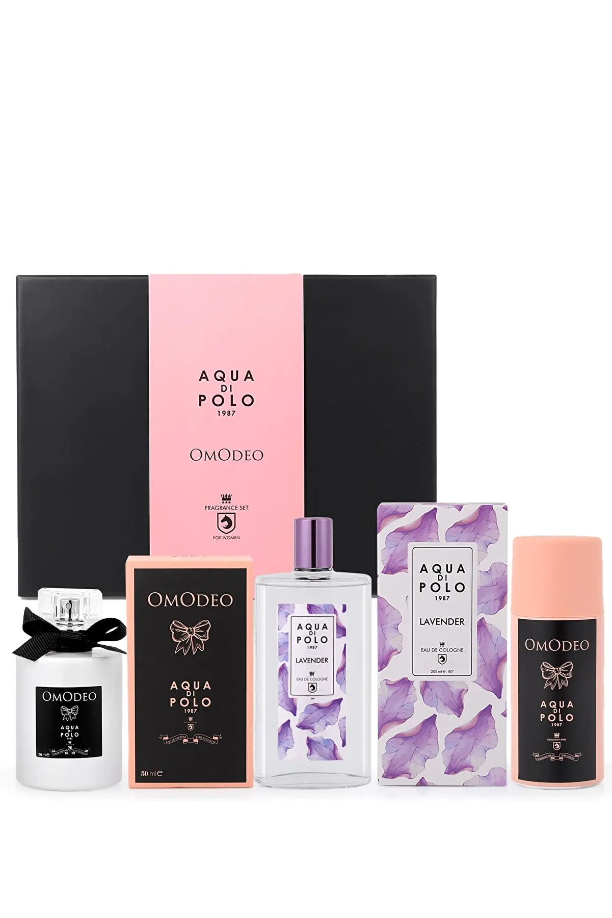 

Aqua Di Polo Omodeo Kadın Hediye Seti Parfüm, Kolonya, Deodorant