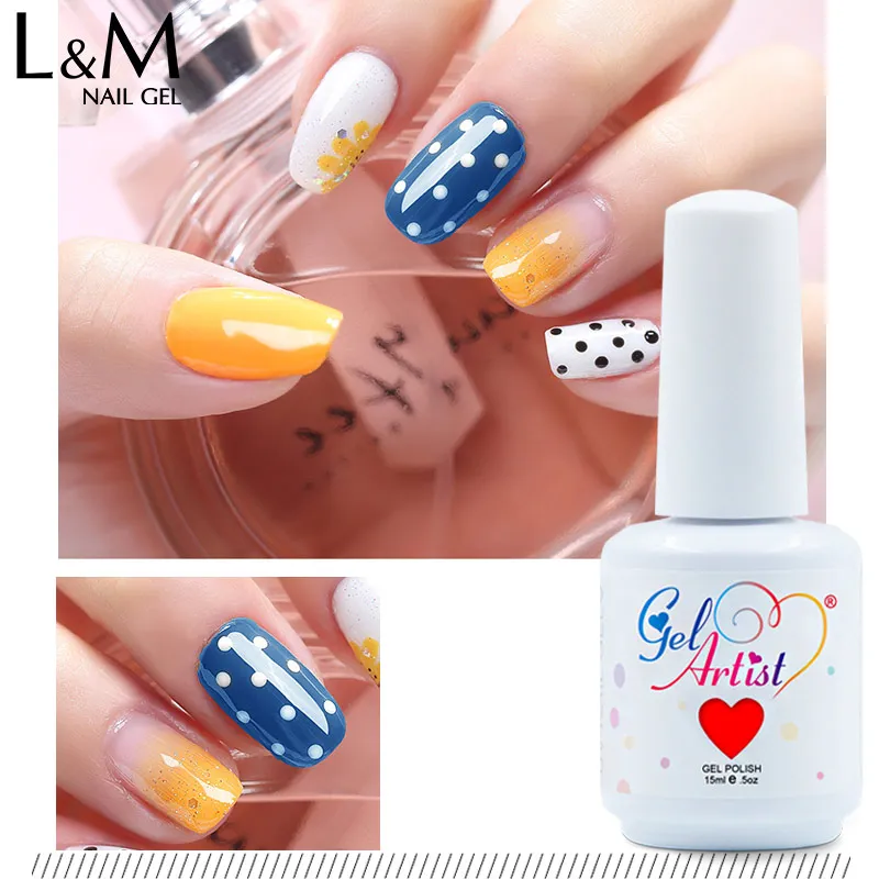 24 шт./лот белая бутылка новая серия совпадающих цветов Гель лак для ногтей