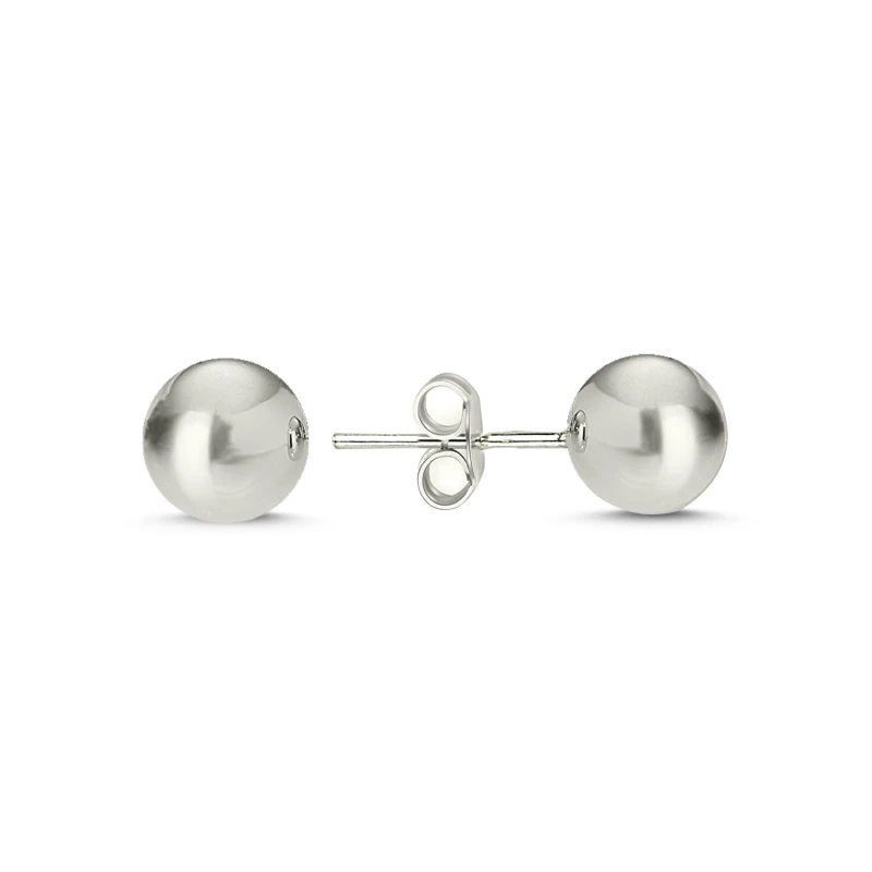 

Silver 925 Sterling 7mm Simple Ball Earrings