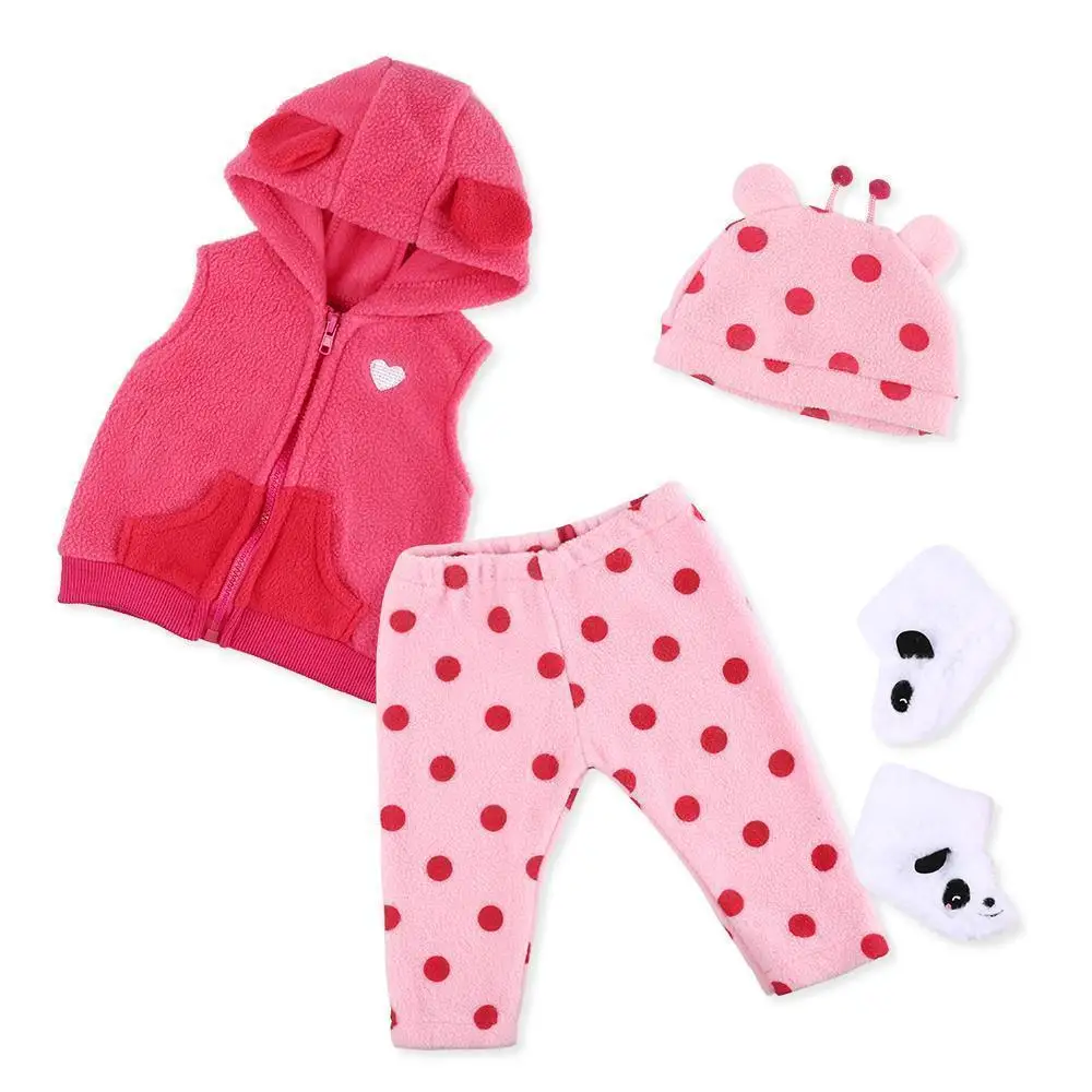

RSG Reborn Baby Doll Clothes 20-22 Inches Doll Outfit Clothing Set