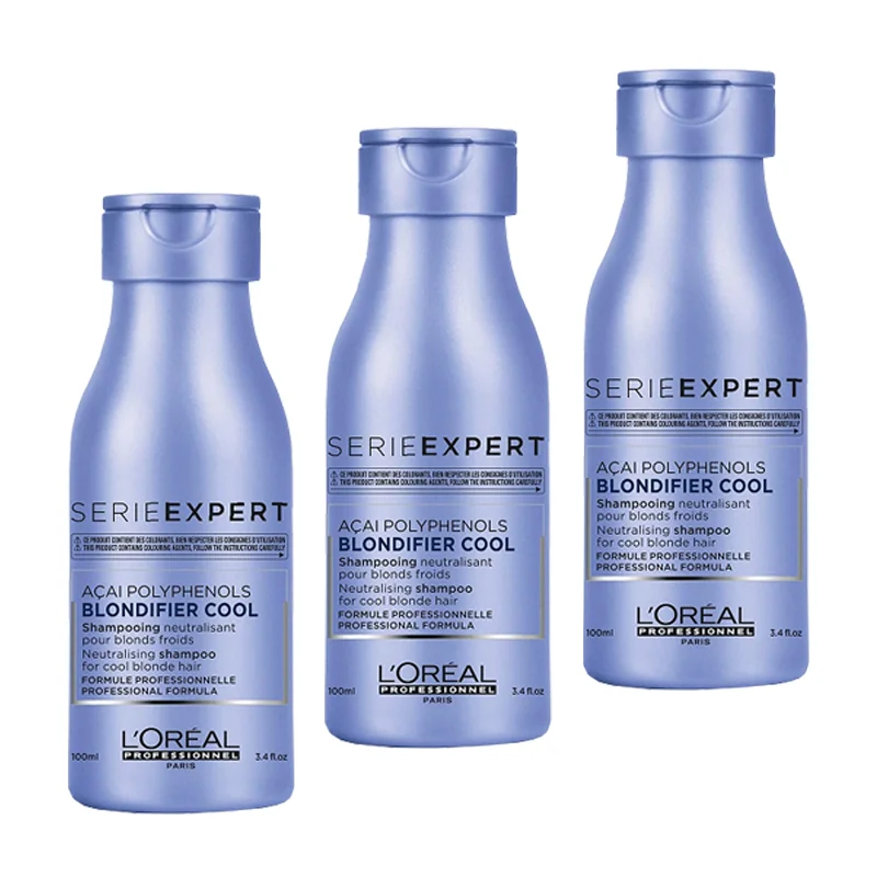

L'Oréal Professionnel Serie Expert Blondifier Shampoo for Cold Blonde Hair 100 Ml 3 Pıce