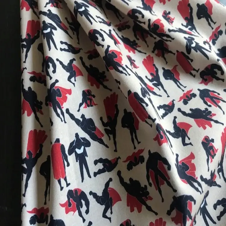 Хлопчатобумажные ткани ткань по метрам супергероев для масок поплин текстиль