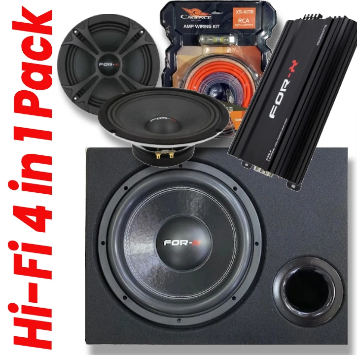 Комплект преимуществ Авто HiFi для-x 1000 сабвуфер для-X 16 см среднего диаметра + для x