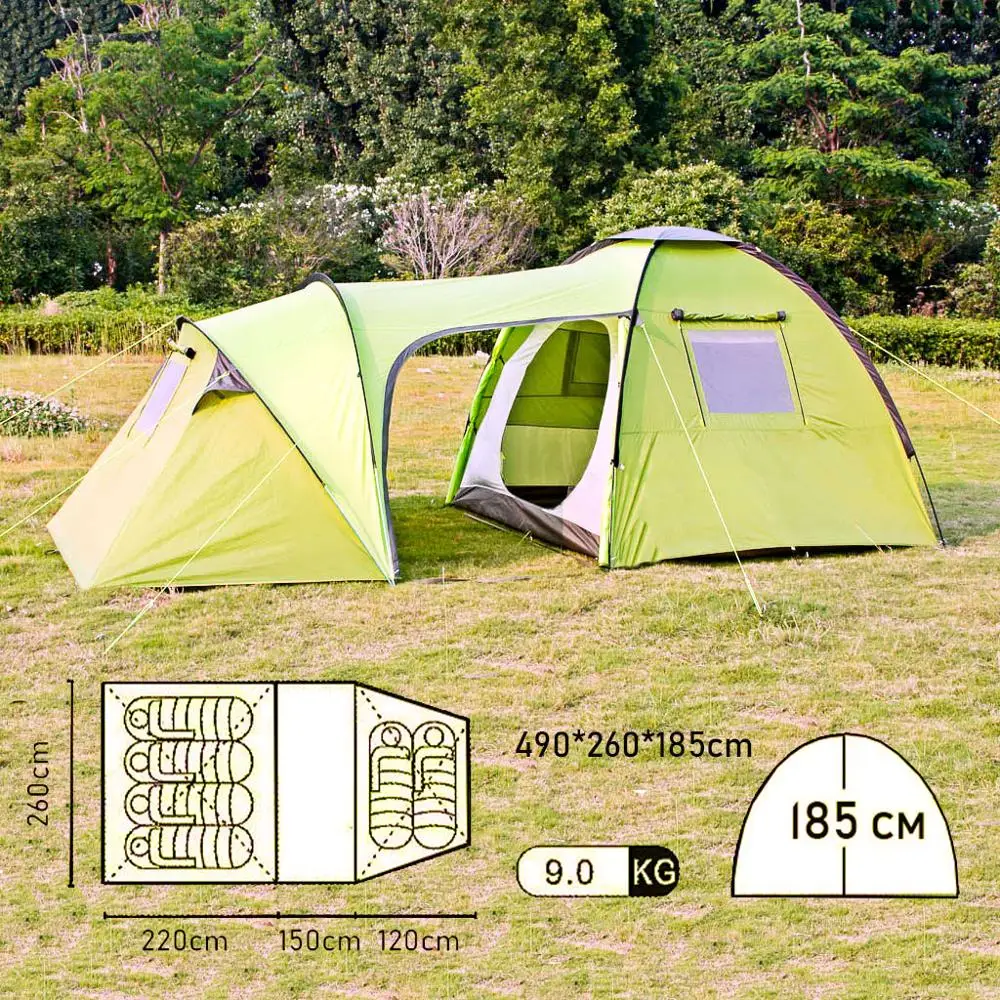 Палатка 6 местная с коридором Mimir X ART1810L|Палатки| |