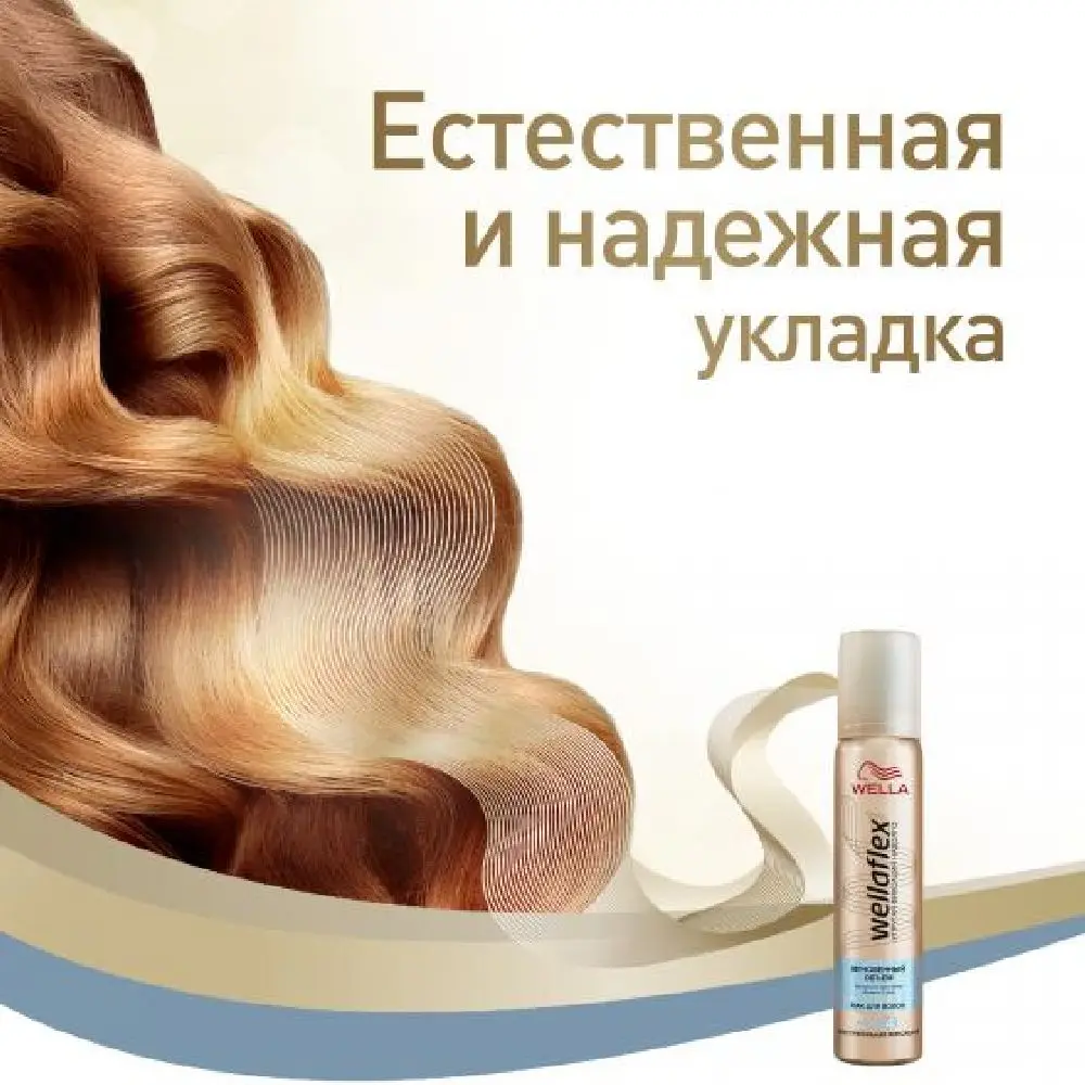 Лак для волос WELLAFLEX МГНОВЕННЫЙ ОБЪЕМ экстрасильной фиксации 75 мл | Красота и