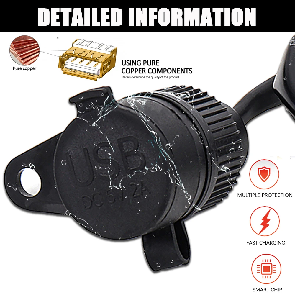 Рисунок 5 - Новый мотоцикл MT09 MT07 с двумя USB-разъемами
