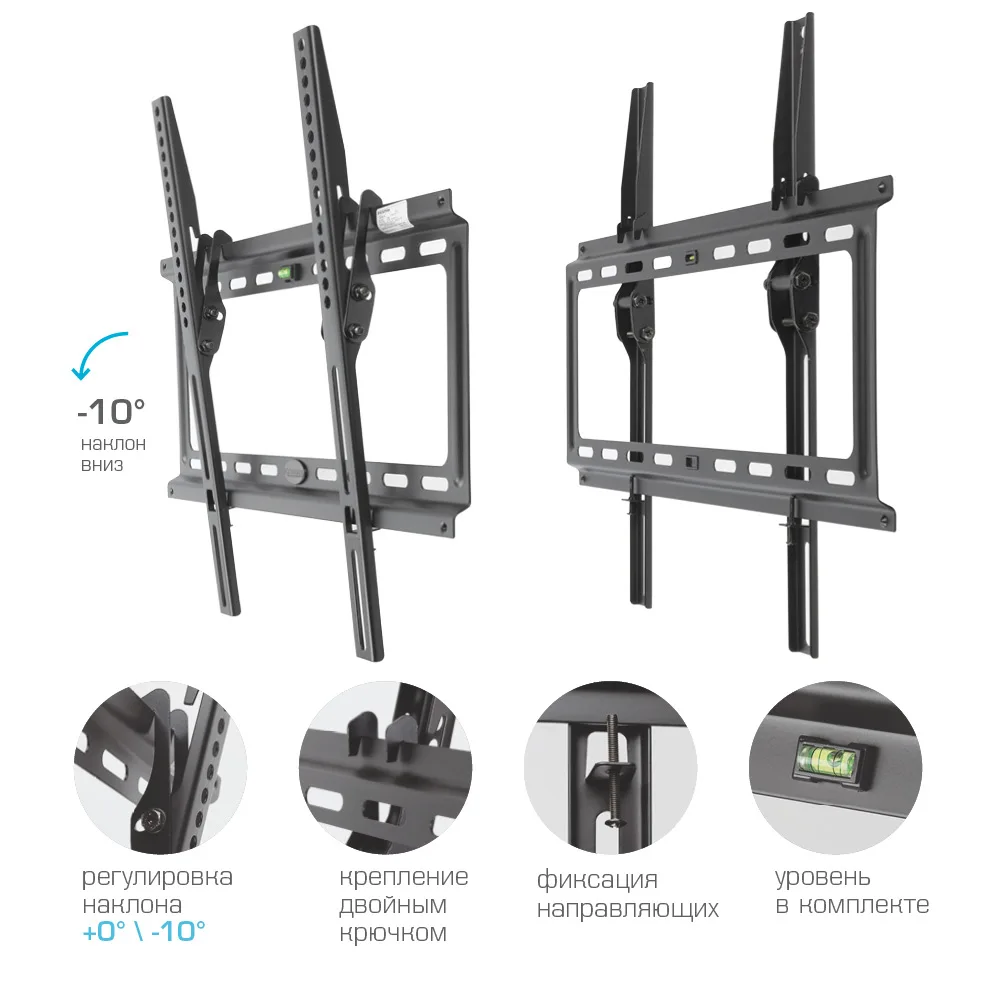 Кронштейн для телевизоров LED/LCD/PLASMA настенный наклонный диагональю экрана (дюймы)