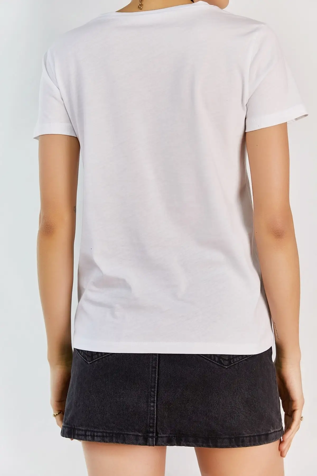 Boutiquen женская футболка с принтом лица и руки PSDN 02| |