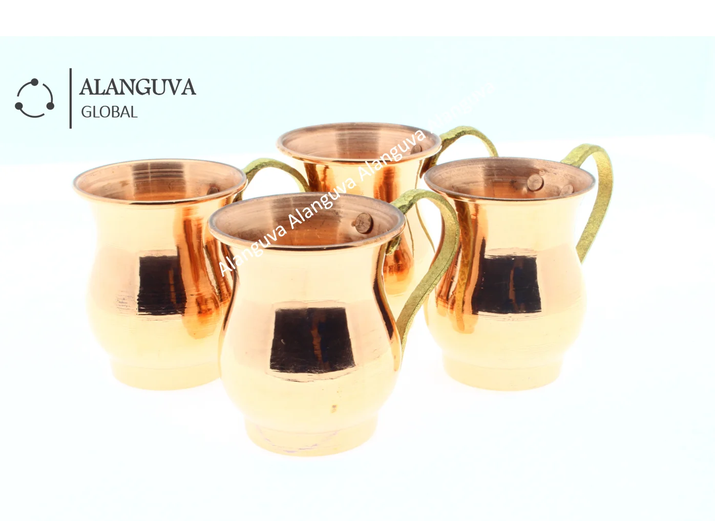 Толстые медные маленькие кружки набор Бесплатная доставка | Дом и сад