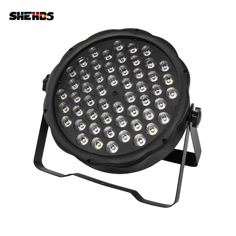 

2 шт./лот, LED 54x3W RGBW, плоский цветной миксер